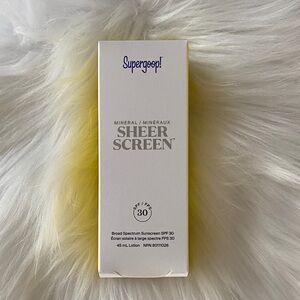 Supergoop! Sheer Screen Mineral SPF 30 Sunscreen -new in box